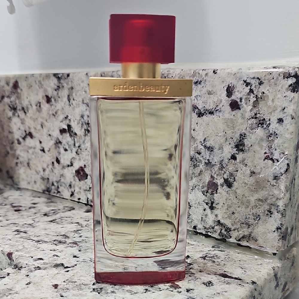 Elizabeth Arden Red and Gold Perfume Bottle 1.7 Oz